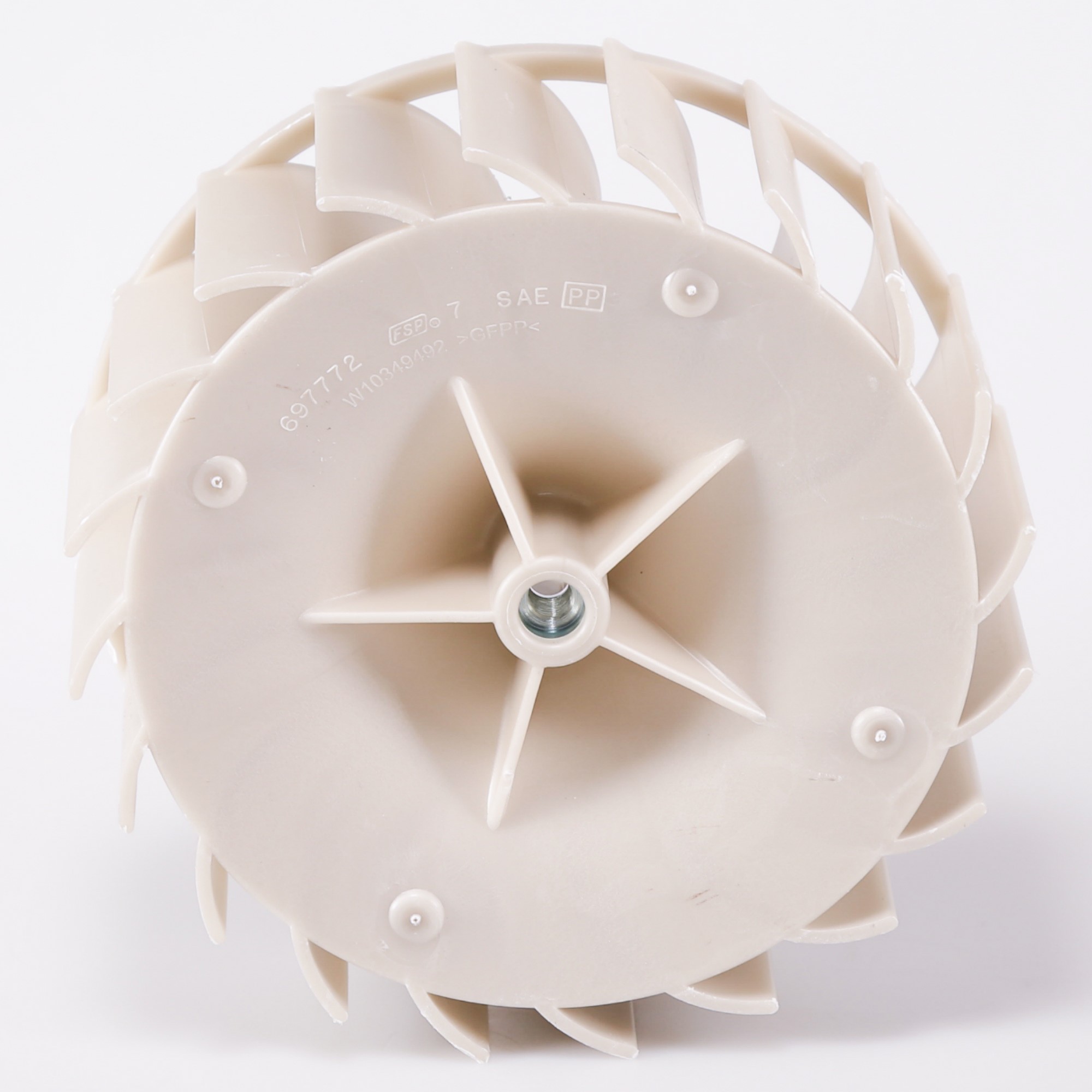 WP697772 WHIRLPOOL Dryer blower wheel 840383104755 eBay