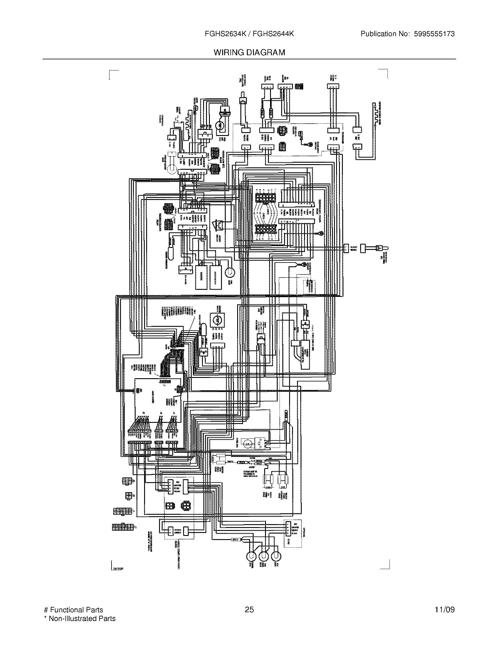 FGHS2634KE1 | Wiring Diagram | Frigidaire Company