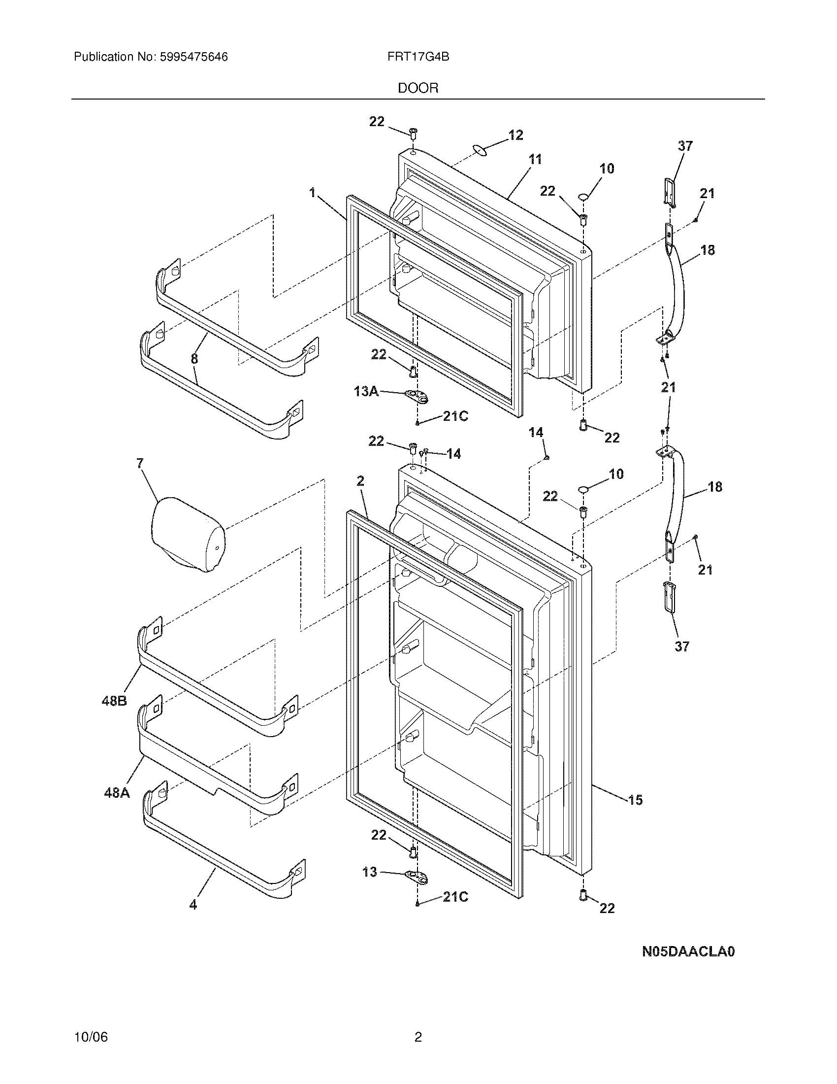 frigidaire fftr1814qw4a