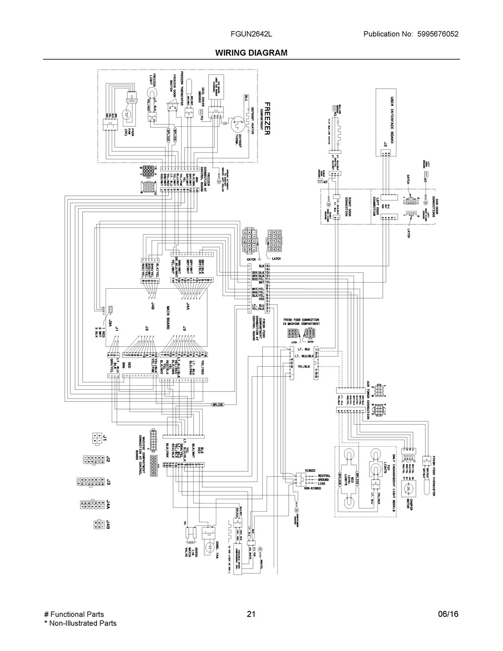 Refrigerator Wiring Diagram Part - Complete Wiring Schemas