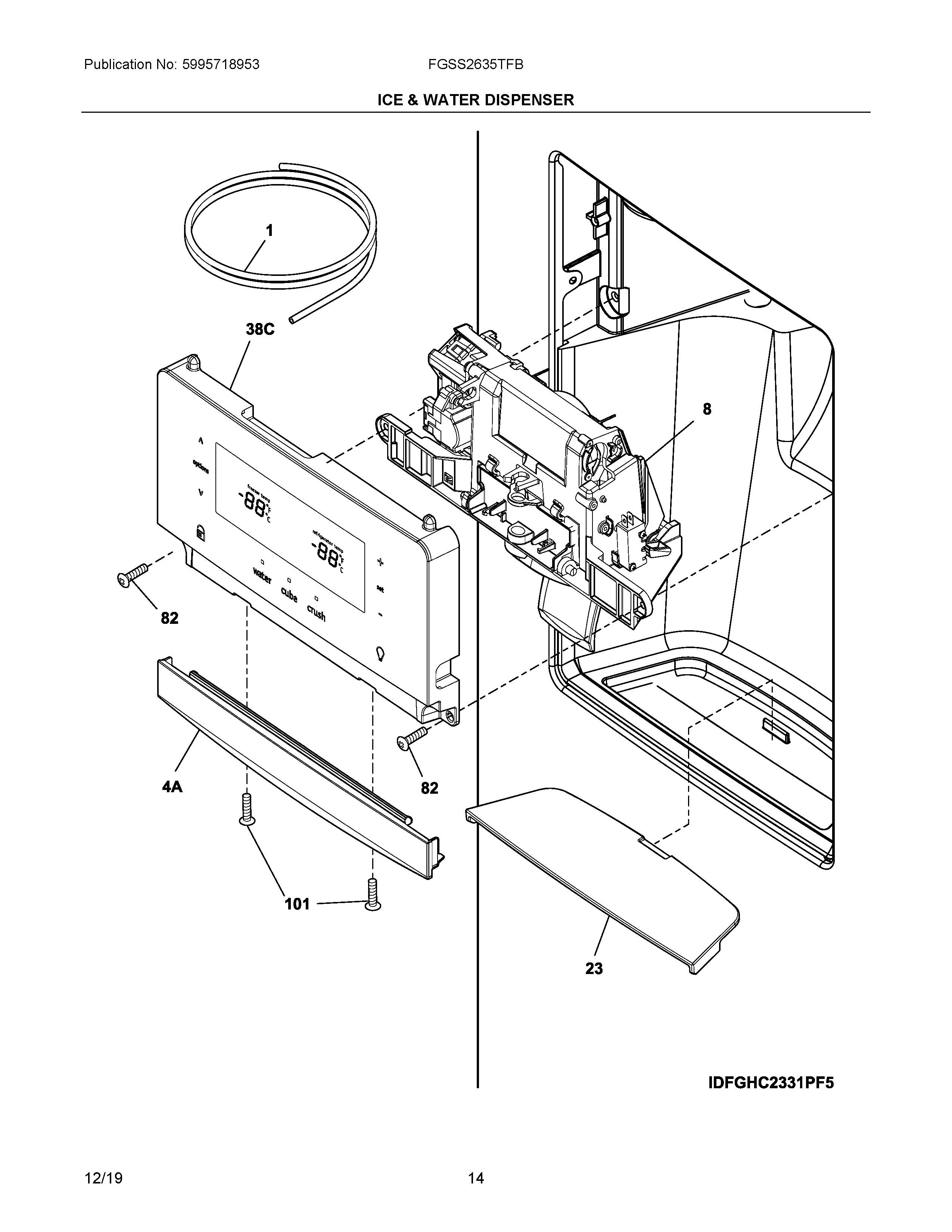 fgss2635tfb parts