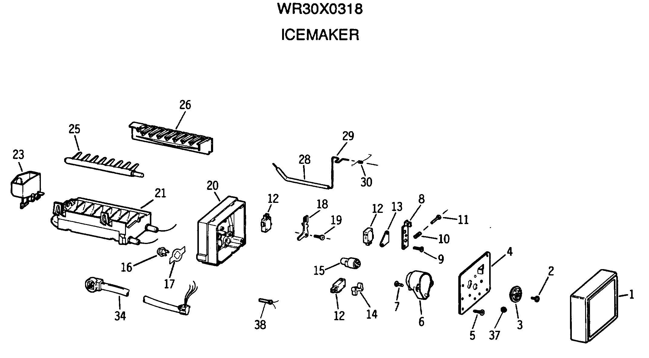 wr30x0318 ice maker