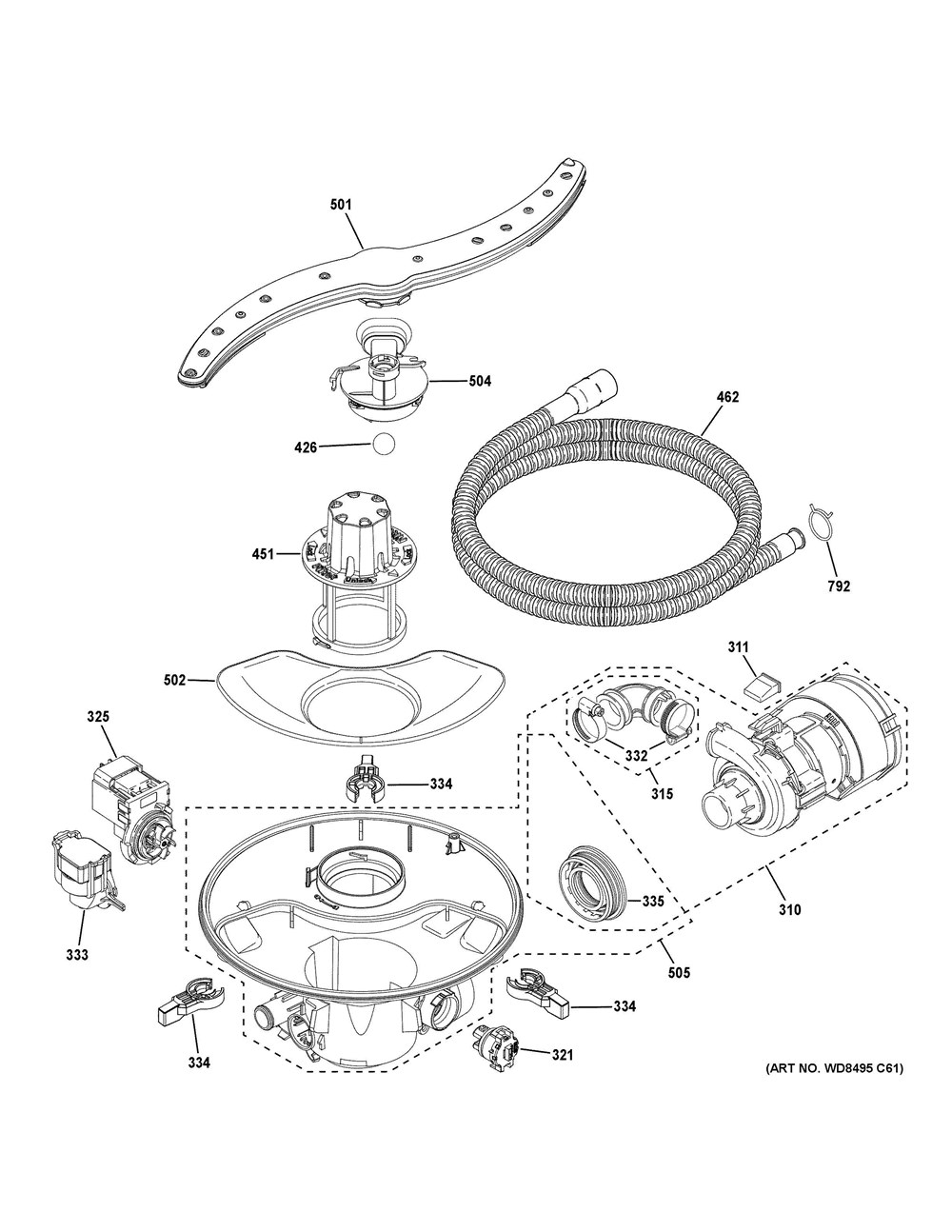 WD30X28098 - GE Insulation Bag Assembly