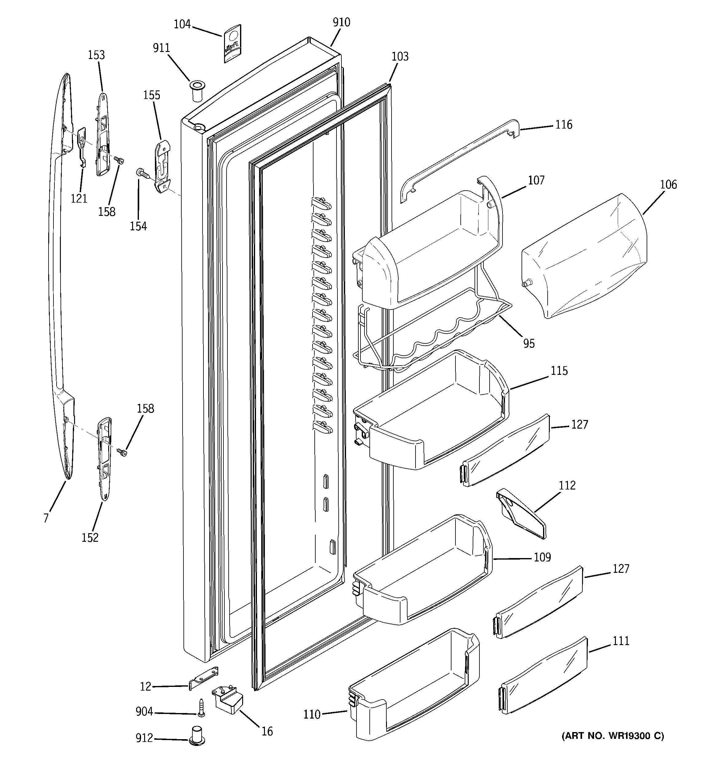 PSC23SGPASS General Electric Appliance Parts