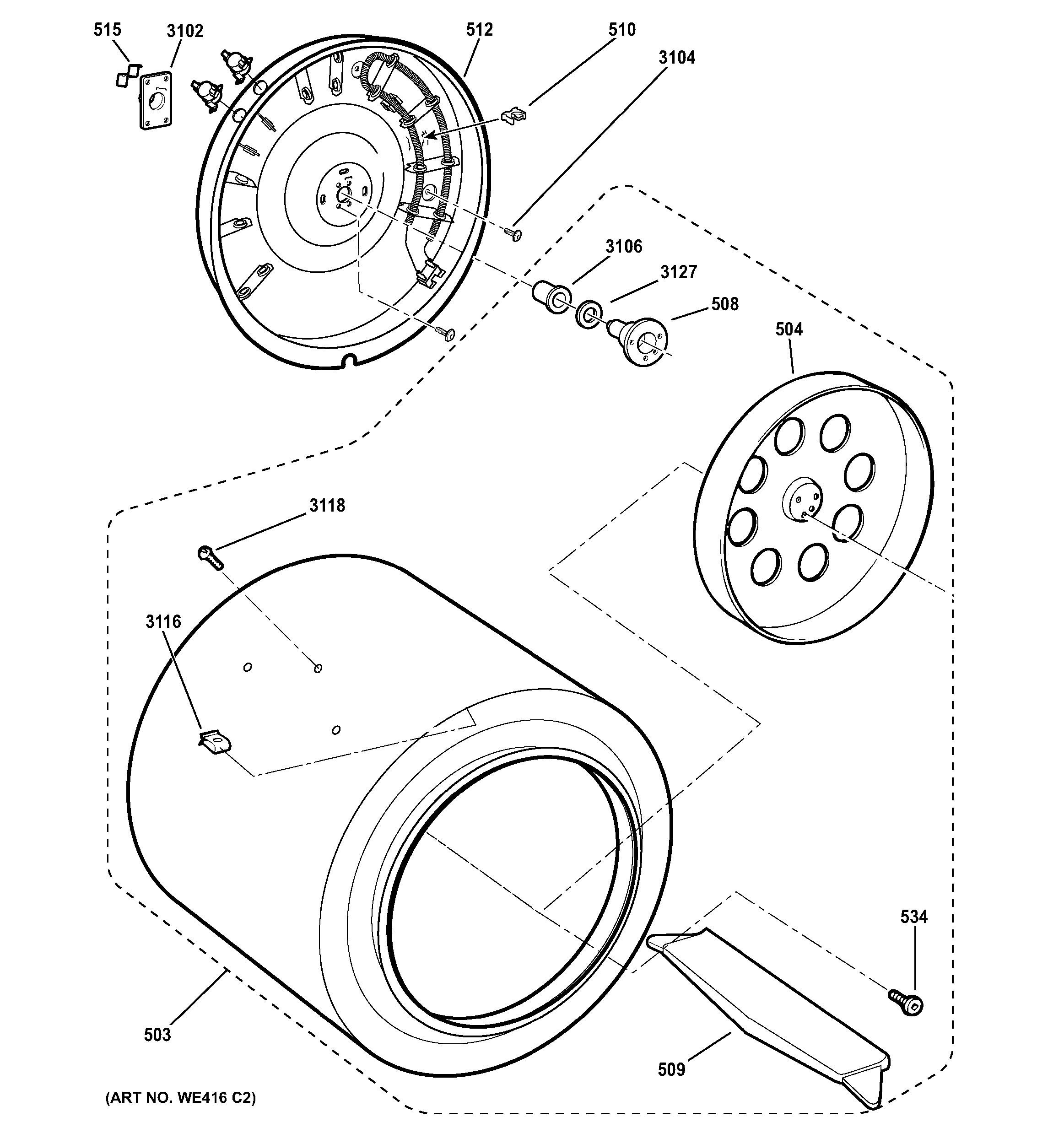 DSKS333EC2WW | General Electric | Appliance Parts