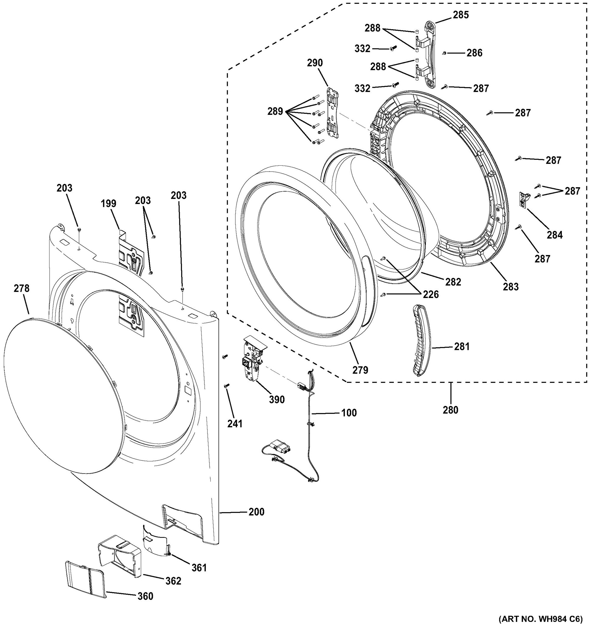 ge washer diagram gfwr2700h1ww front panel door washer 4 5 cubic ge washer diagram gfwr2700h1ww front panel door washer 4 5 cubic