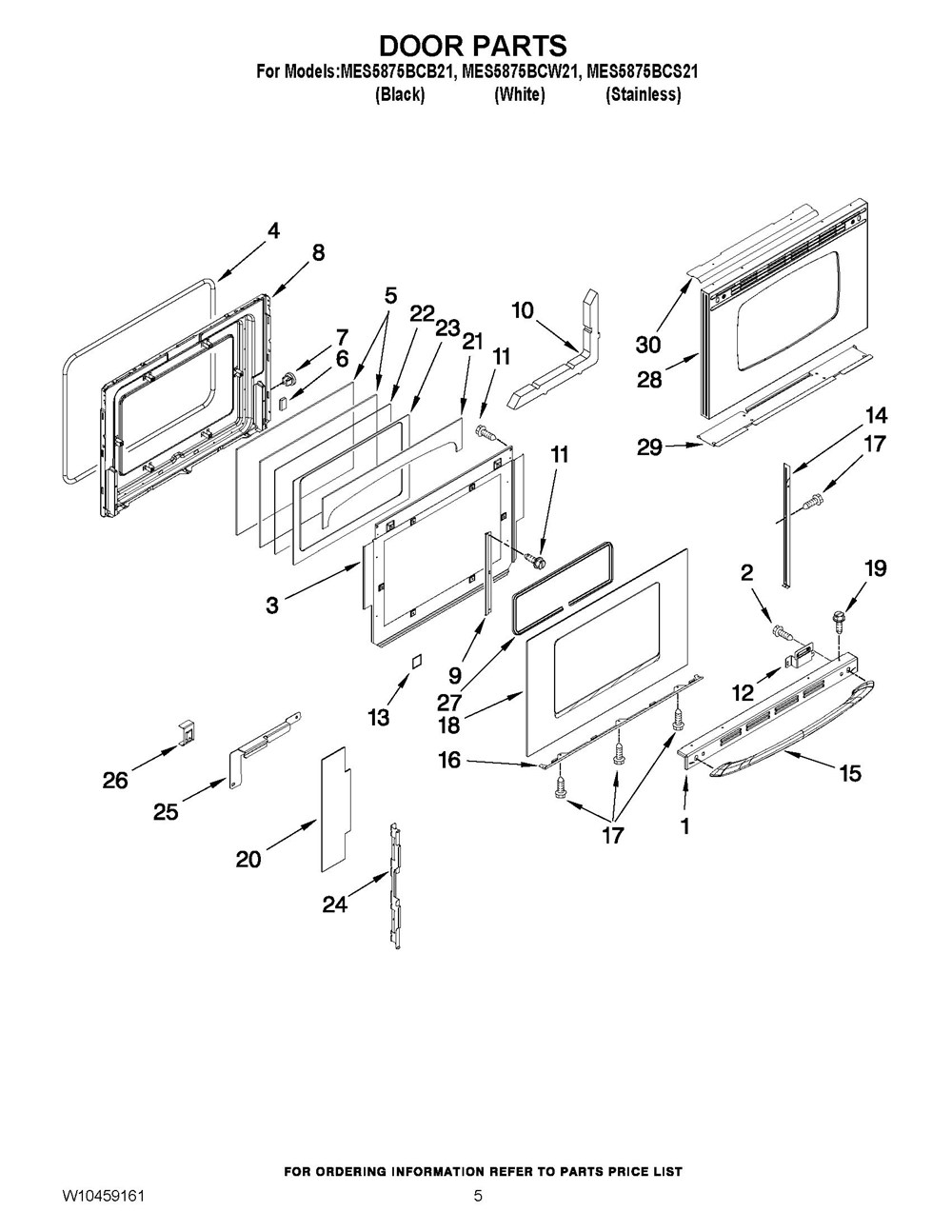 Range Oven Insulation Shield, Lower 3804F231-51 parts