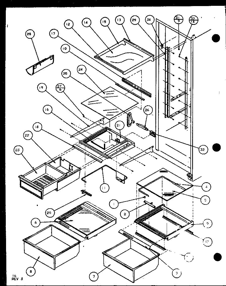 SXDE25JB (BOM: P7870127W) | Maycor Appliance | Appliance Parts