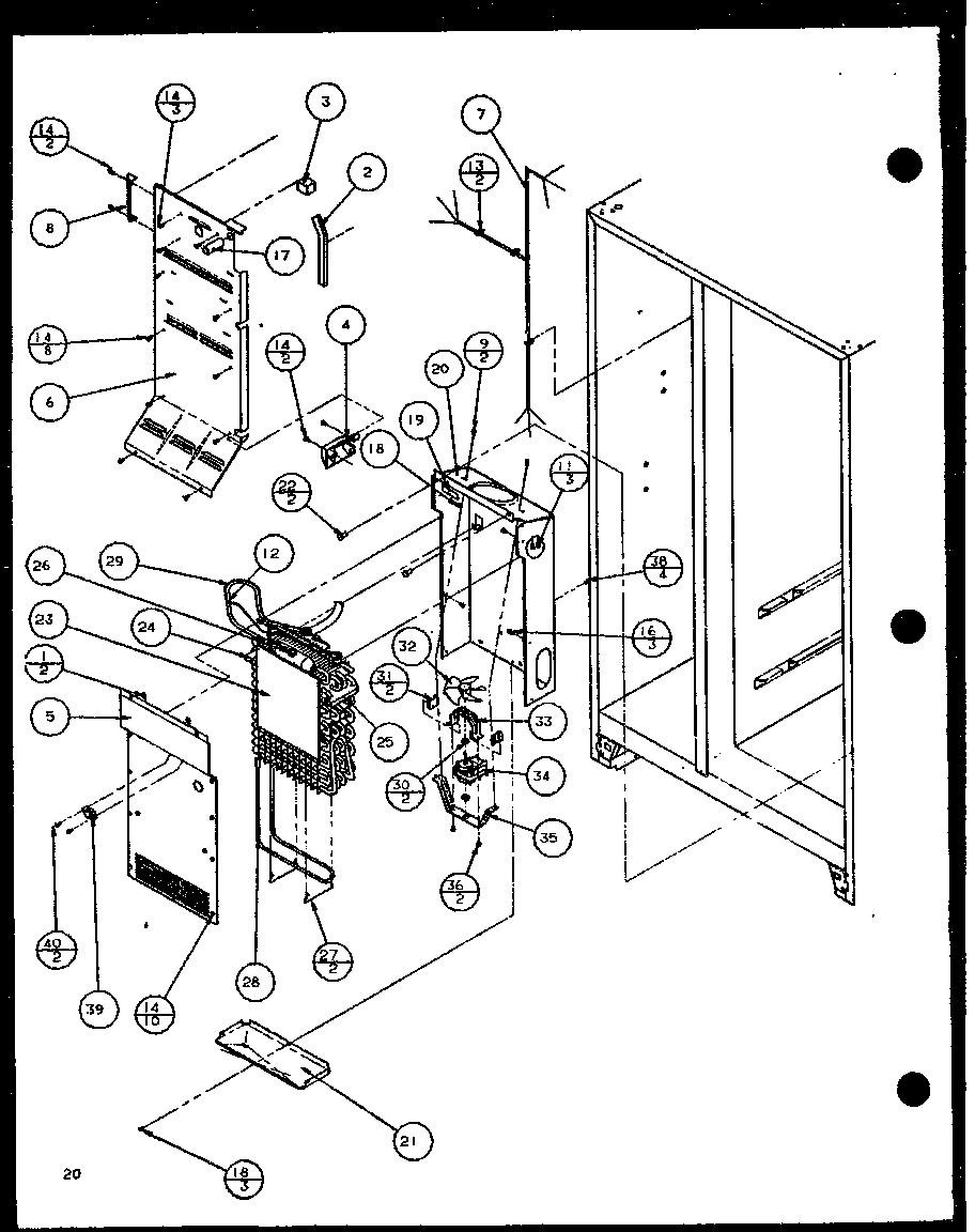 SXDE25JB (BOM: P7870127W) | Maycor Appliance | Appliance Parts