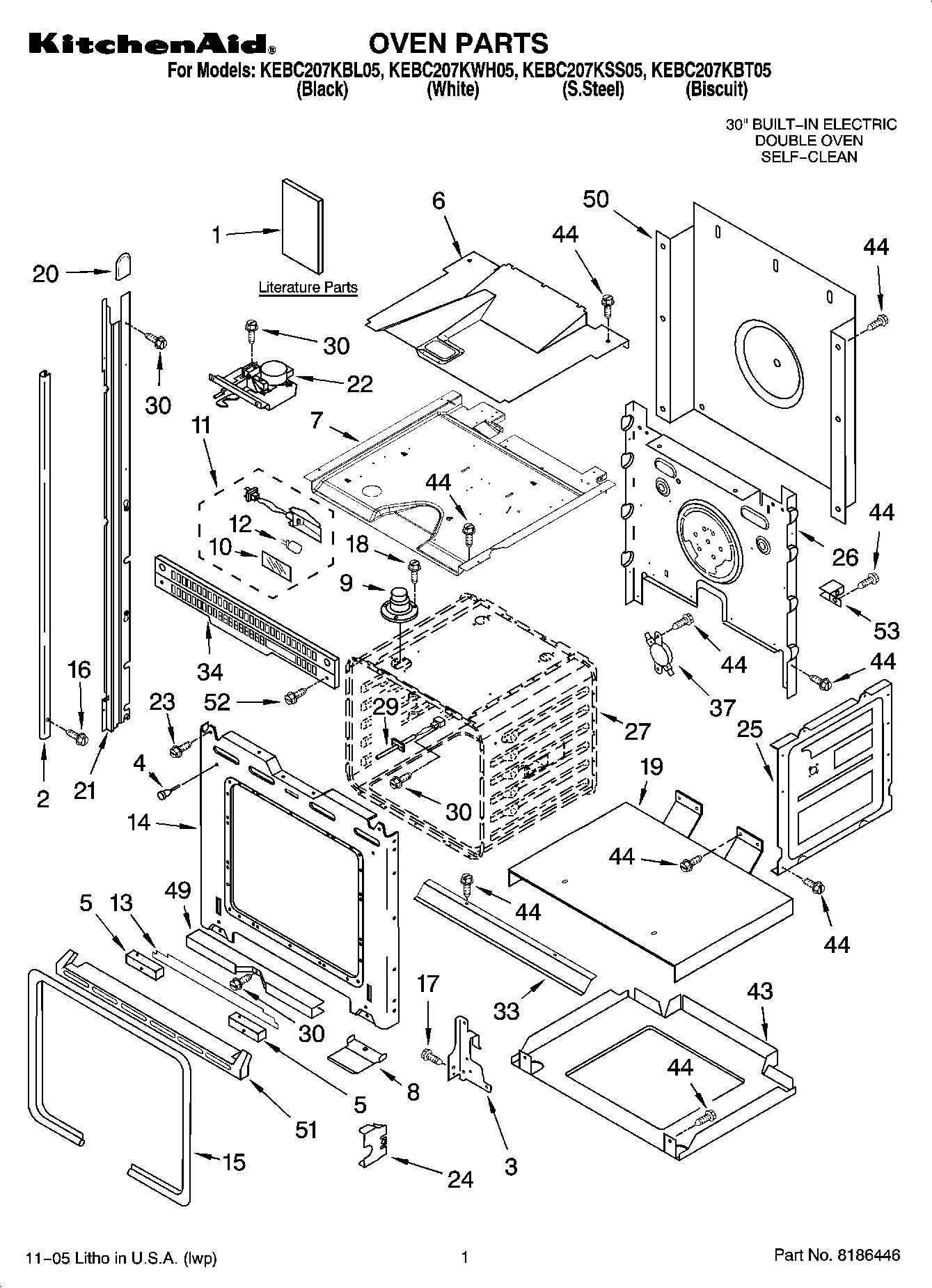 kebc207kss05-oven-parts-built-in-oven-double-self-clean