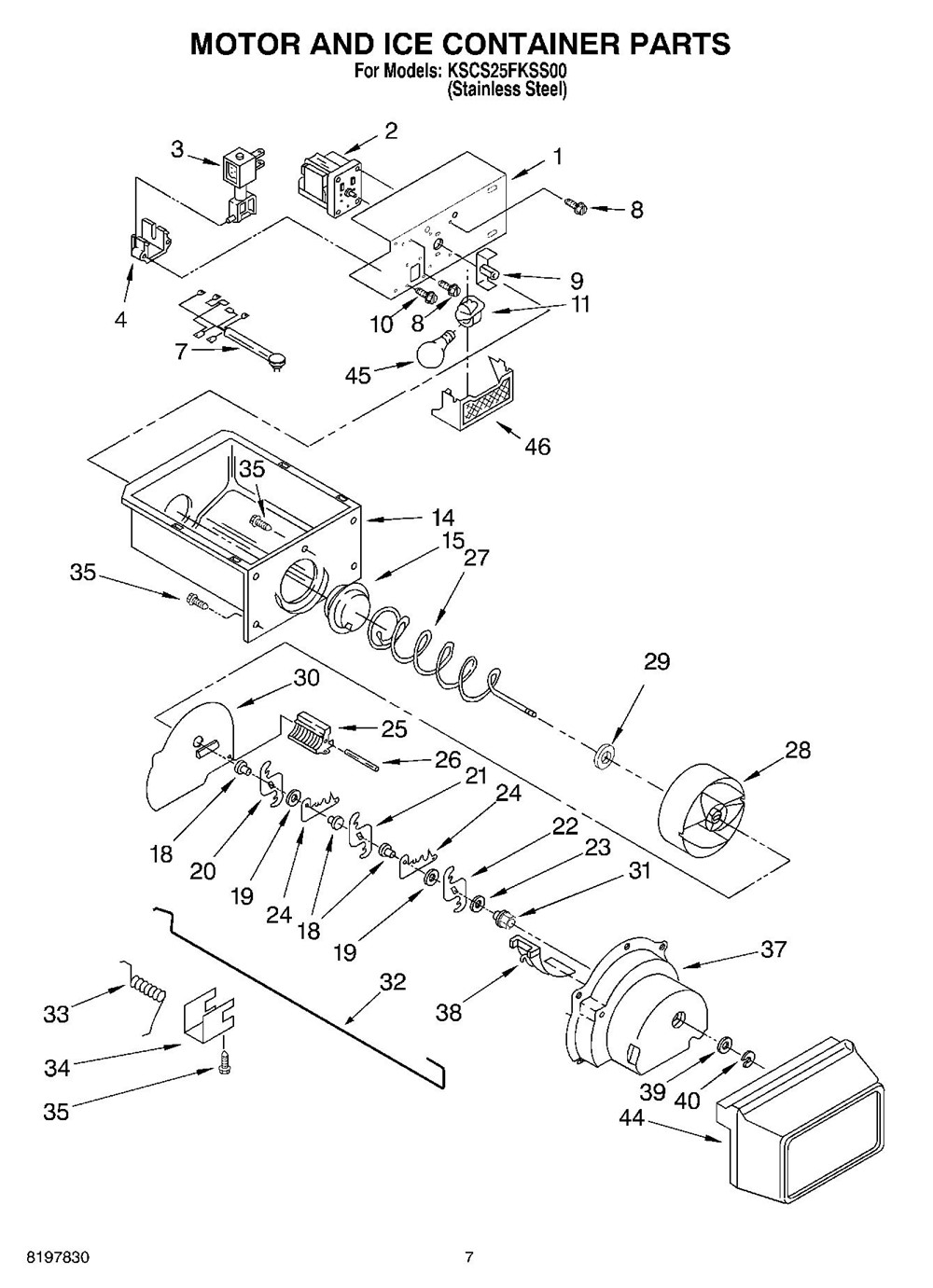 kitchenaid kscs25fkss00 wiring diagram - Wiring Diagram