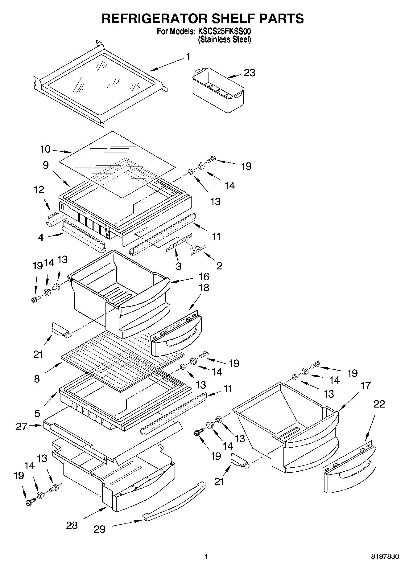 kitchenaid kscs25fkss00