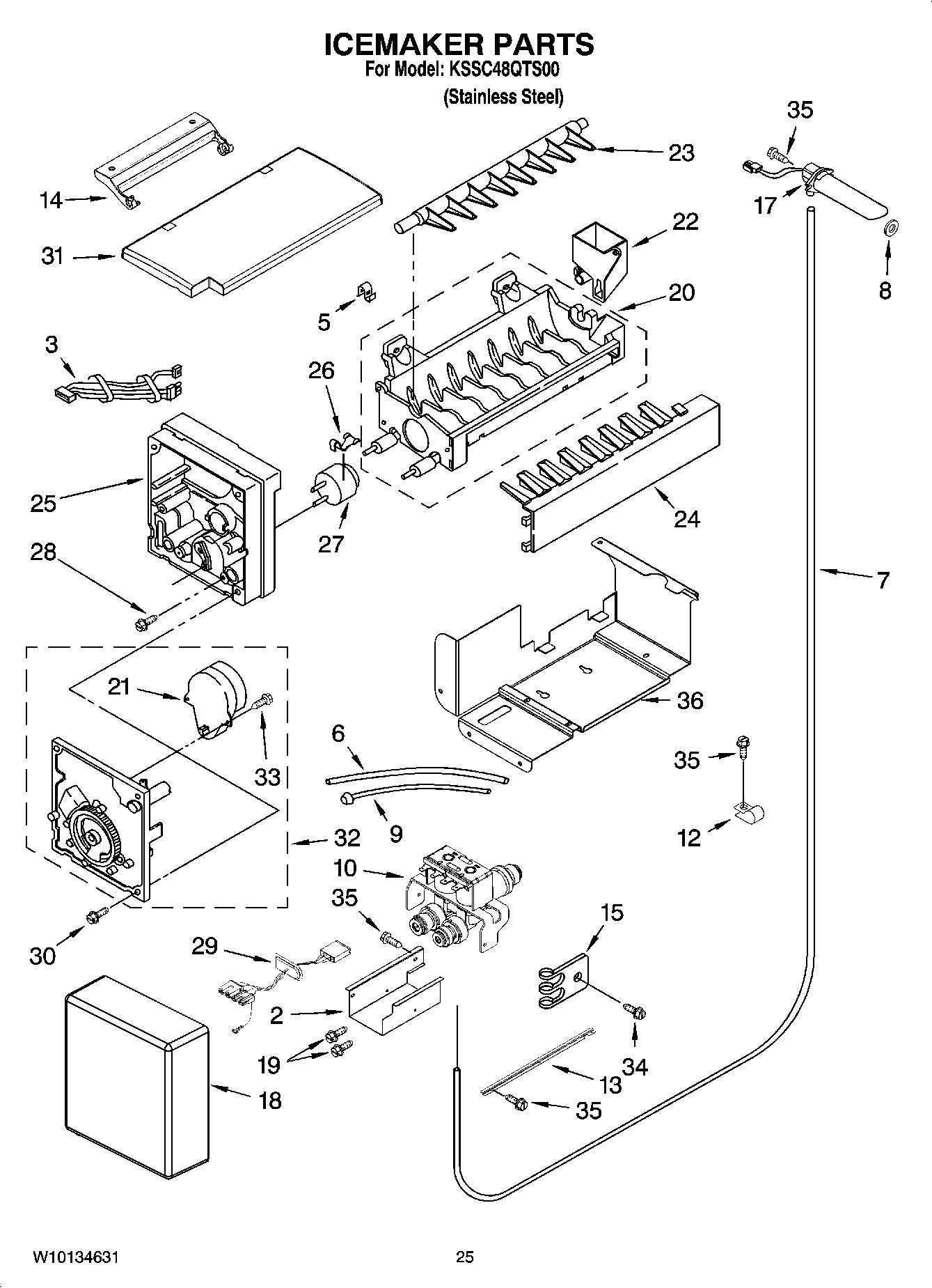 kitchenaid kssc48qts00