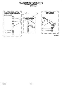 LSB6500PW1 | Whirlpool Corporation whirlpool trash compactor wiring diagram 