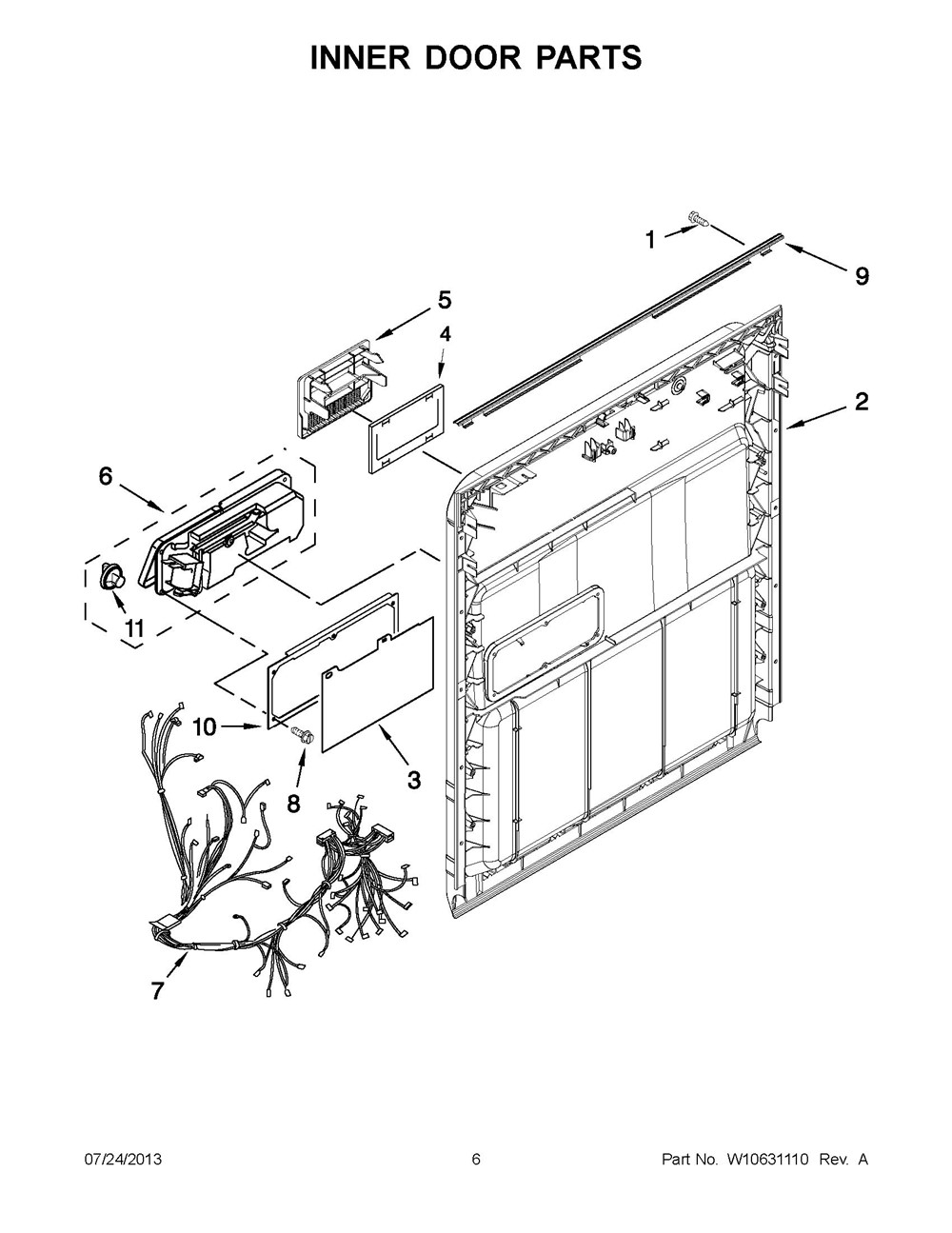 Wdf310paas4 Whirlpool Corporation Appliance Parts