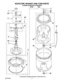 WTW57ESVW1 | Whirlpool Corporation whirlpool trash compactor wiring diagram 