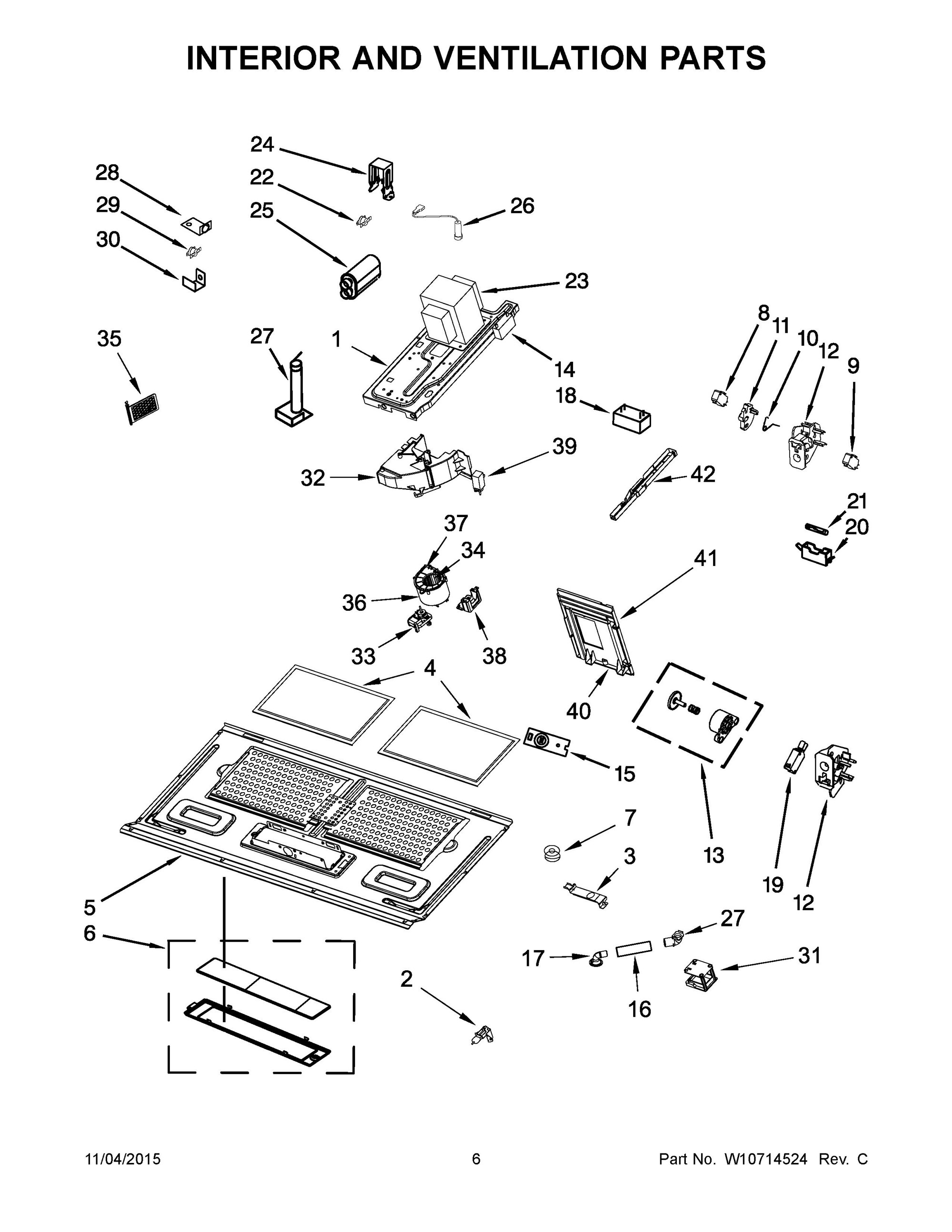 kitchenaid microwave parts diagram kmhc319ess0 interior and ventilation parts microwave kitchenaid microwave parts diagram kmhc319ess0 interior and ventilation parts microwave