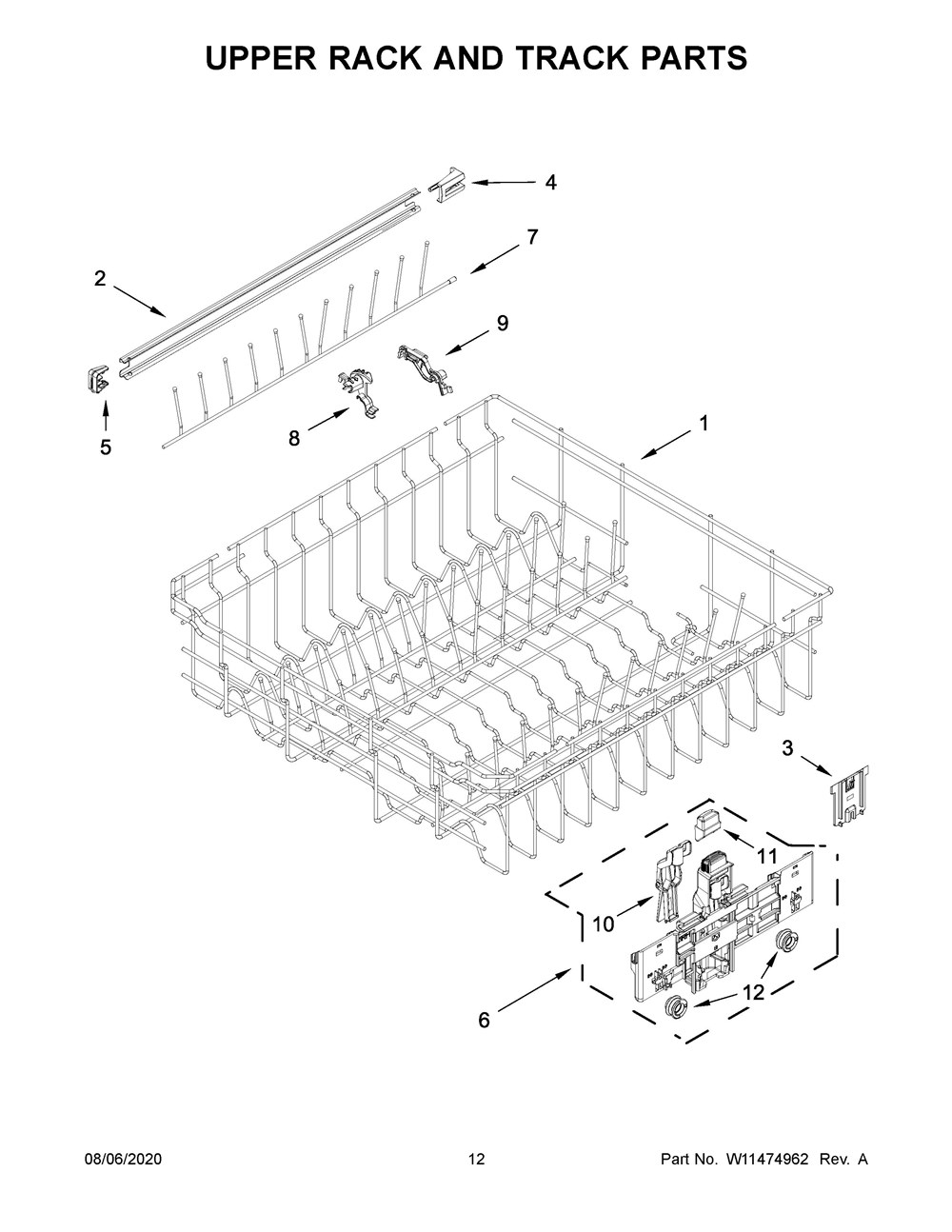 Whirlpool 5KSM70SHXEPP0 Parts List