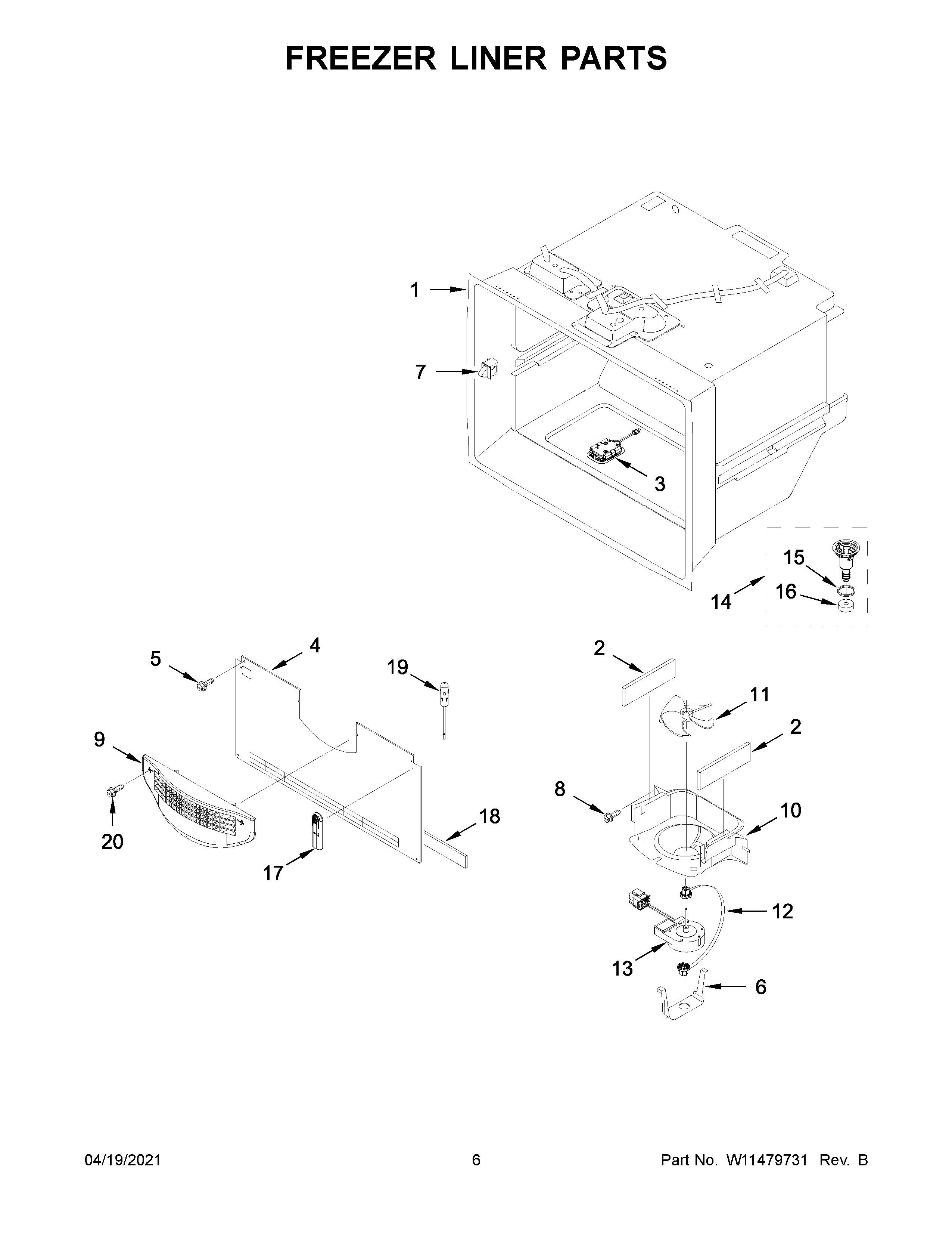 WRX986SIHZ02 | Whirlpool Corporation | Appliance Parts