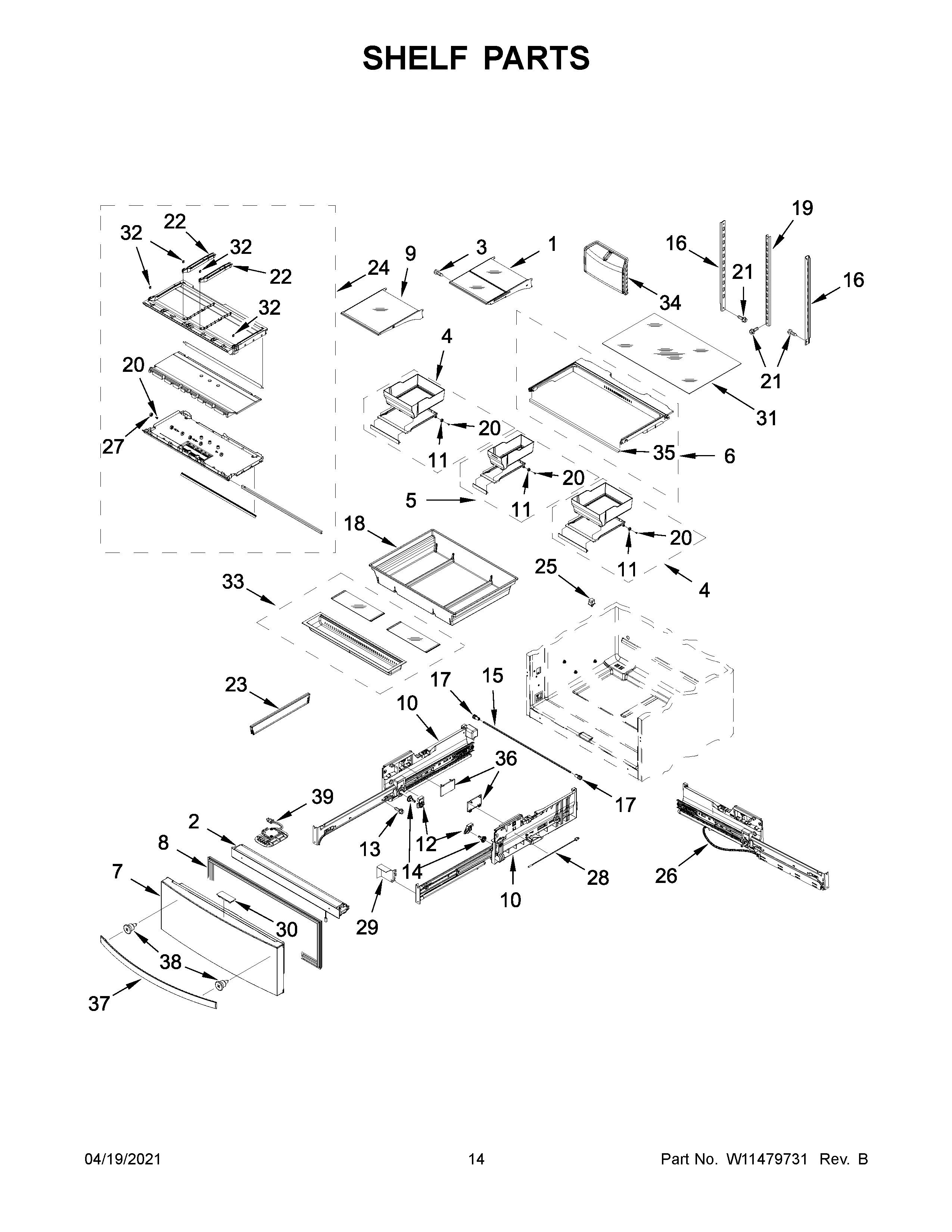 WRX986SIHZ02 | Whirlpool Corporation | Appliance Parts