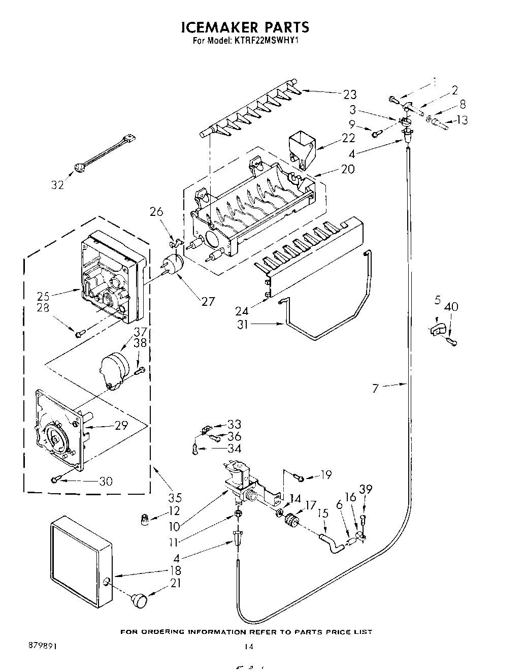 KTRF22MSPLY1 | Whirlpool Corporation | Appliance Parts