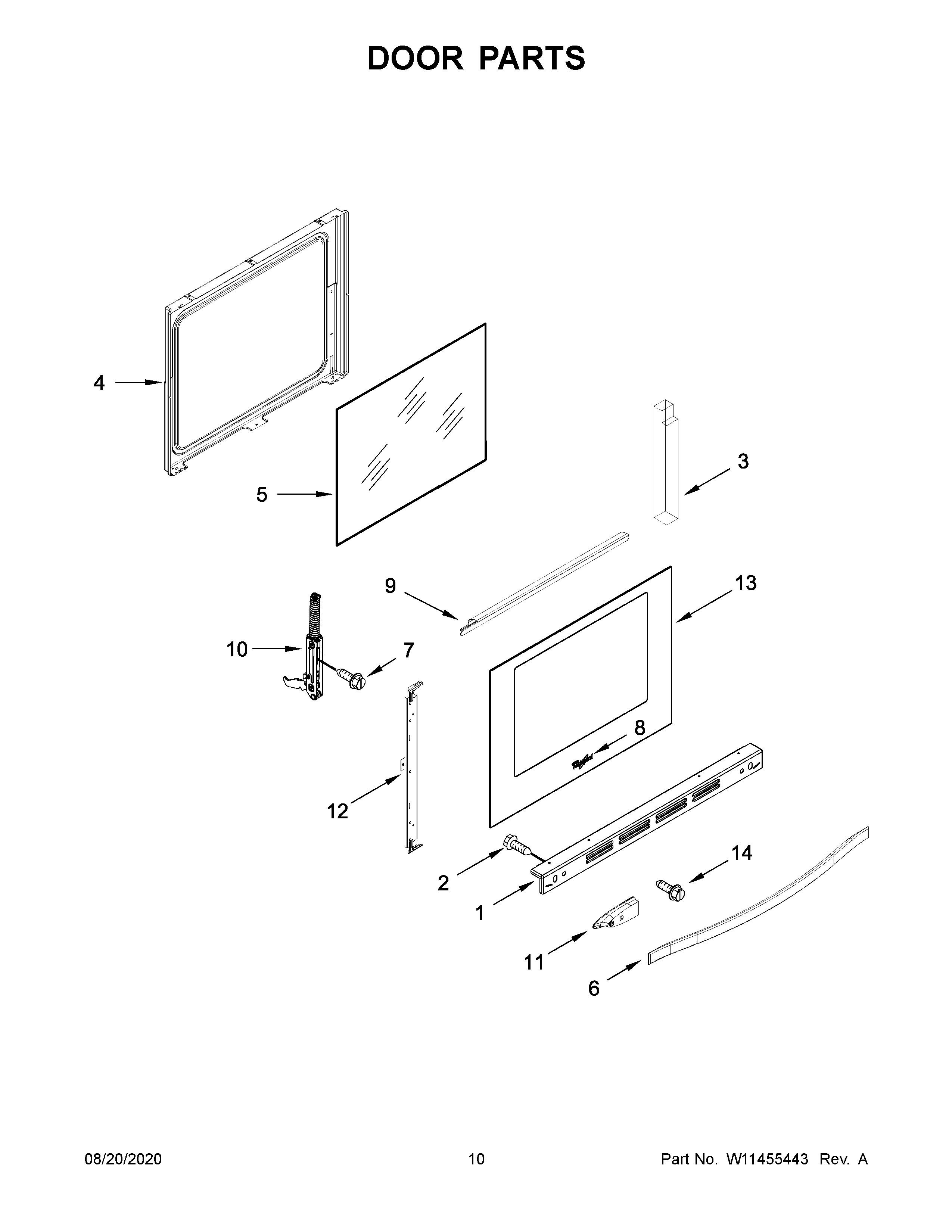 WFG770H0FZ1 | Whirlpool Corporation | Appliance Parts