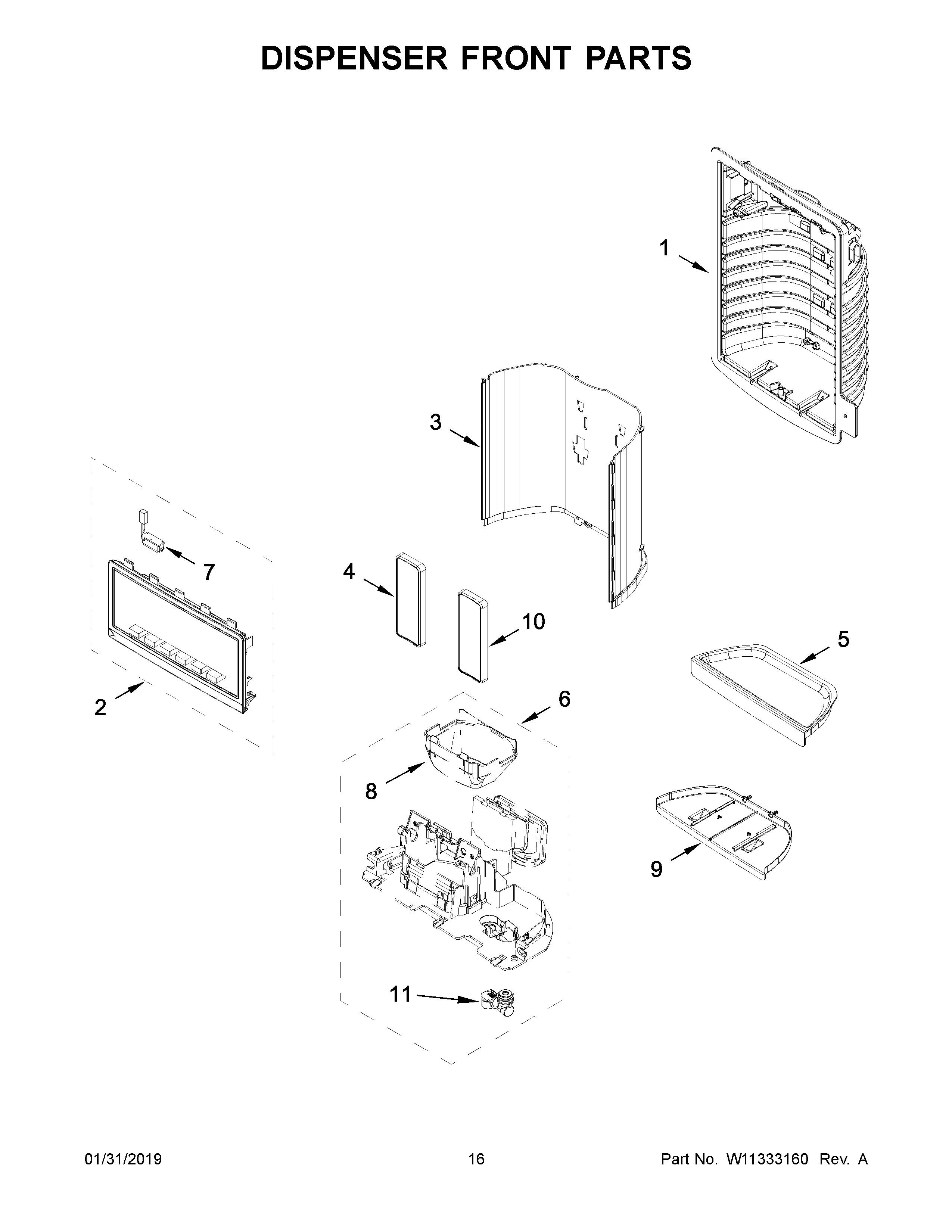 WRF555SDFZ09 | Whirlpool Corporation | Appliance Parts